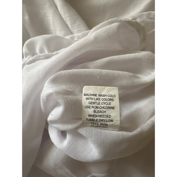 💖Club Z Collection White Ruffled Kaftan Open Front Kimono - Picture 10 of 10